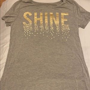 Grey shine shirt